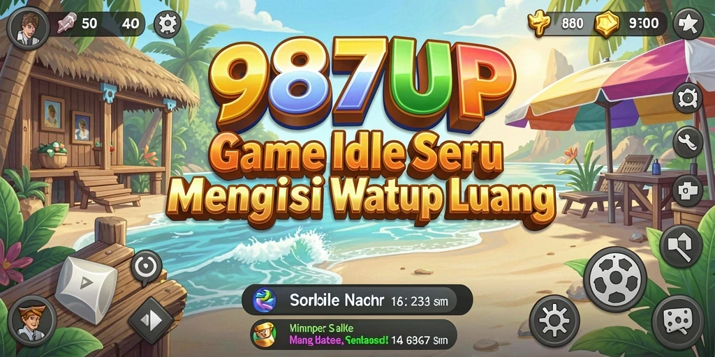 Screenshot gameplay <strong>987UP</strong> menampilkan kemajuan kerajaan yang mengesankan.