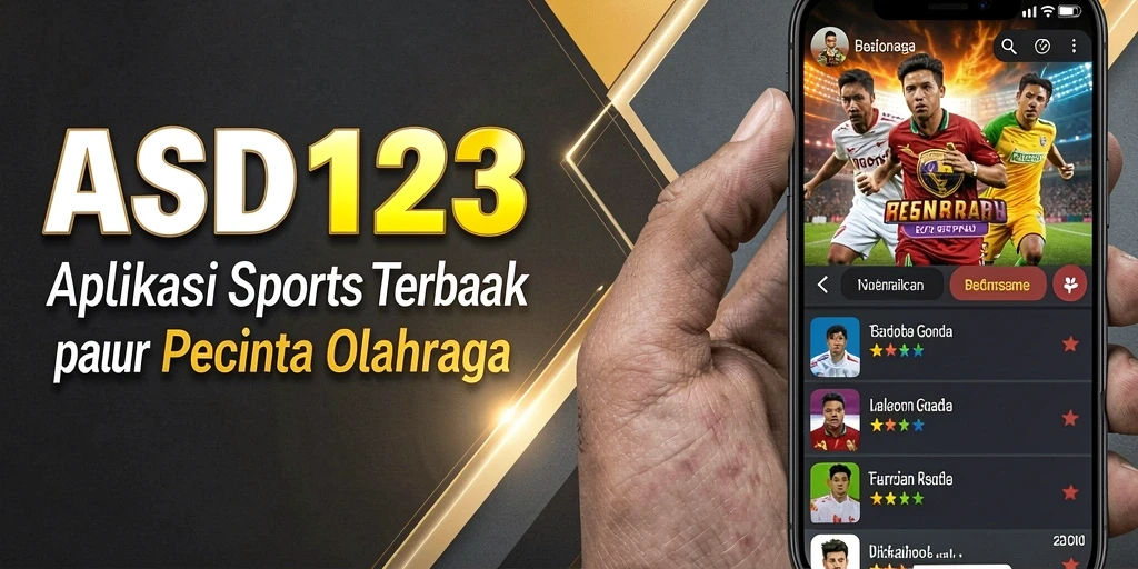 Tampilan antarmuka aplikasi Sportsbook yang menarik dan dinamis.