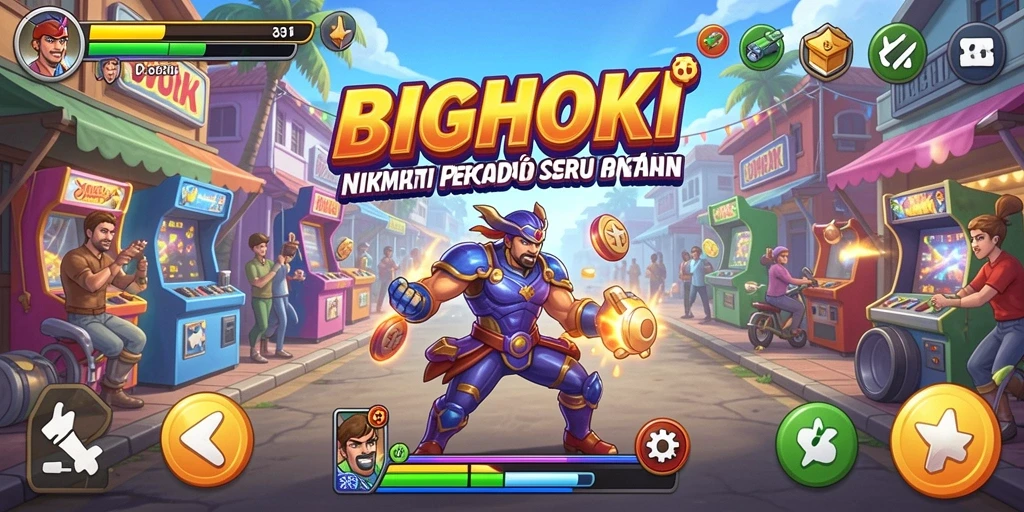 Gameplay seru dan menantang di BIGHOKI.