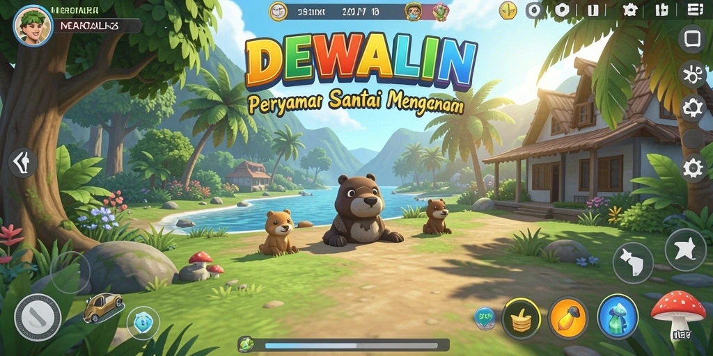 Tampilan gameplay DEWALIN yang menarik dan menyenangkan.