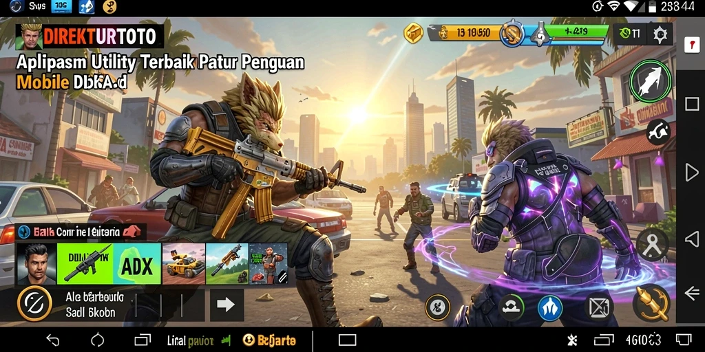 Tampilan antarmuka utama DIREKTURTOTO yang user-friendly.
