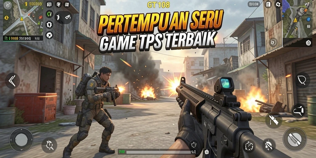 Gameplay GT108 menampilkan pertempuran mendebarkan dengan grafis menawan.