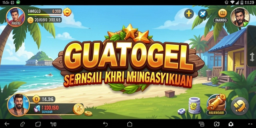 Tampilan menarik dari gameplay GUATOGEL yang santai.