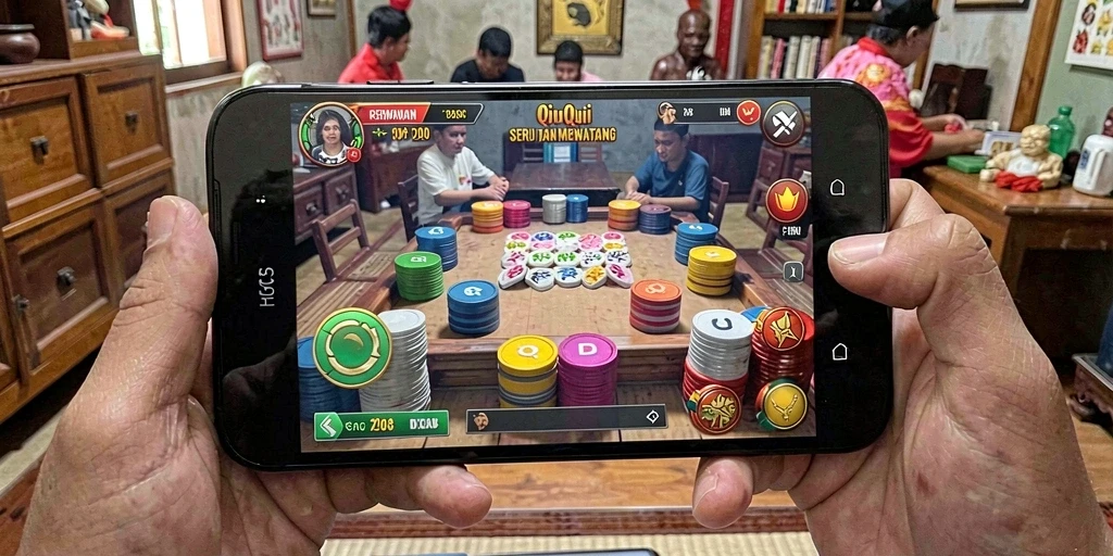 Screenshot gameplay QiuQiu yang menarik dan seru di H03.