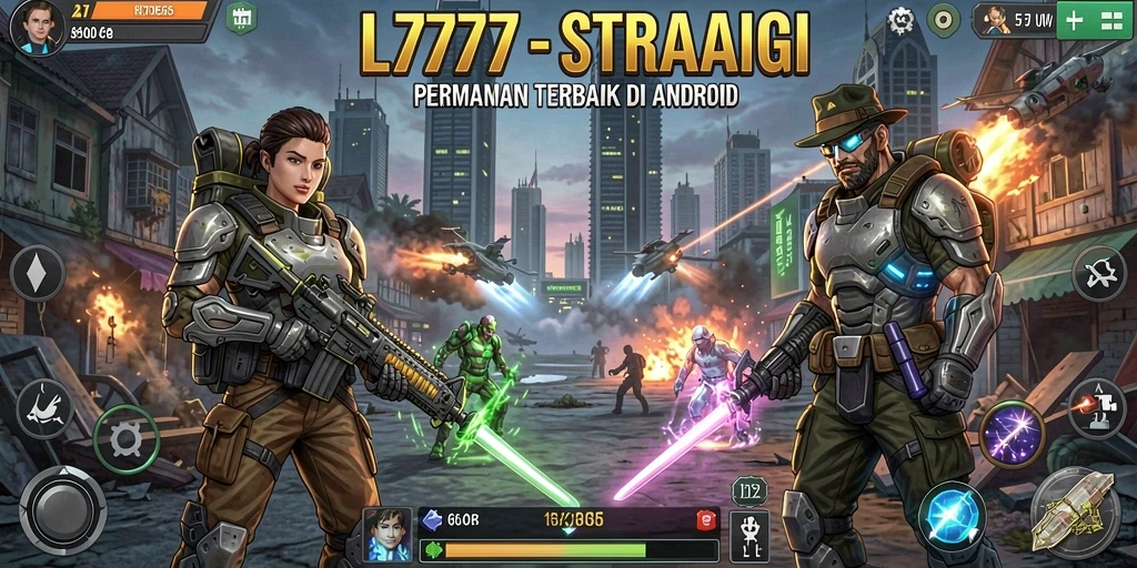 Tampilan gameplay menakjubkan dalam L777 dengan banyak aksi strategis.