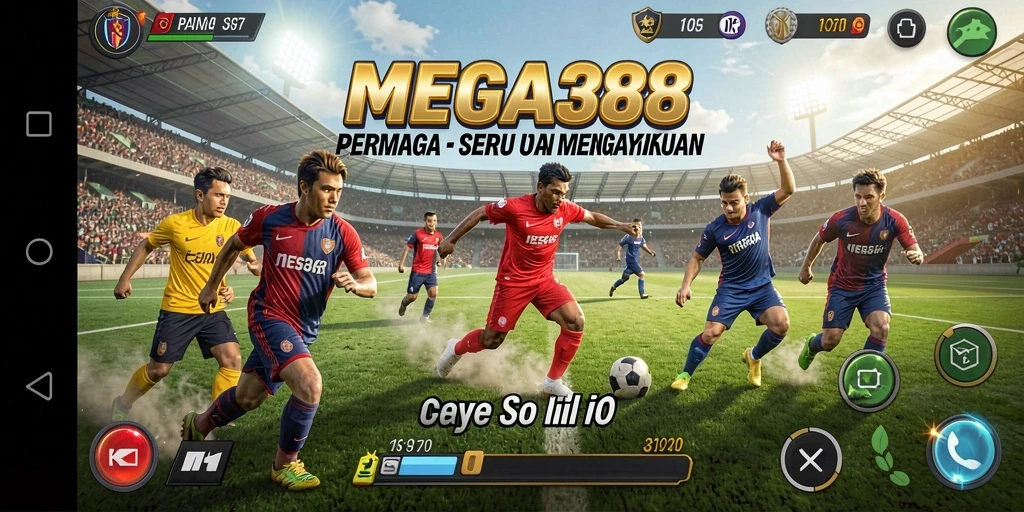 Tampilan gameplay MEGA388 yang menakjubkan dan penuh aksi olahraga.