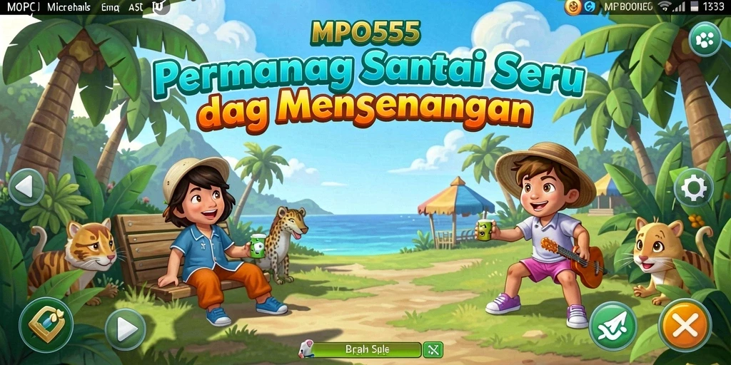 Screenshot MPO555 menampilkan gameplay yang santai dan menyenangkan.