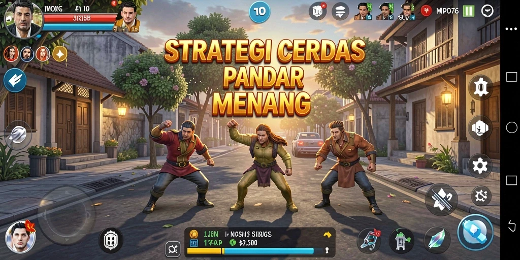 Screenshot MPO76 menampilkan pertempuran strategis yang intens.