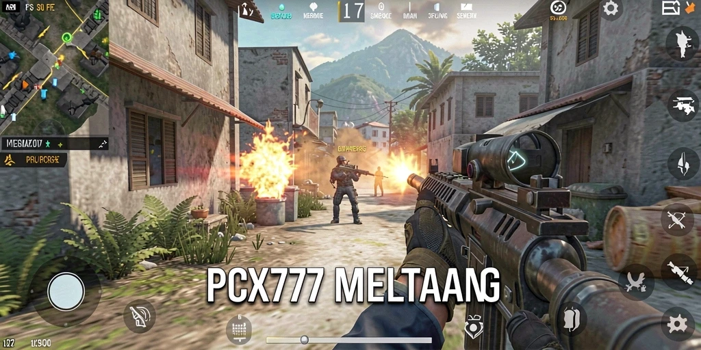 Gameplay PCX777 yang penuh aksi dan strategi FPS.
