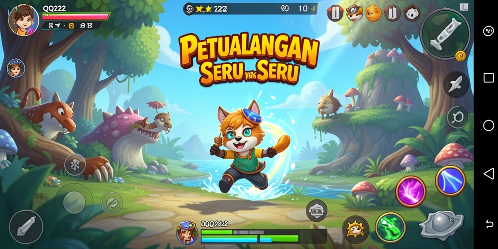 Tampilkan gameplay seru dalam petualangan menakjubkan.