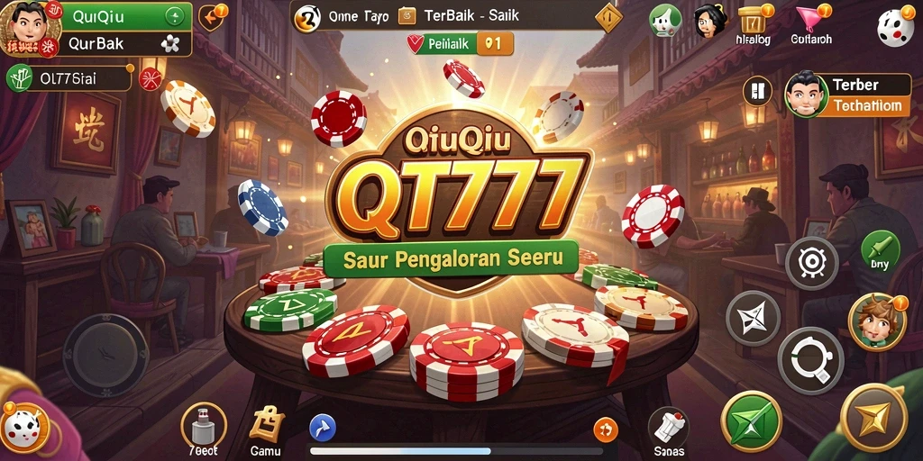 Gameplay QT777 QiuQiu yang seru dan mendebarkan.