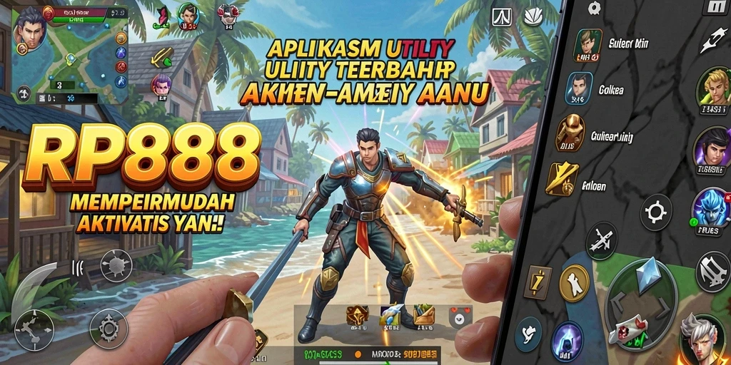 Tampilan utama RP888 dengan fitur manajemen tugas yang intuitif.