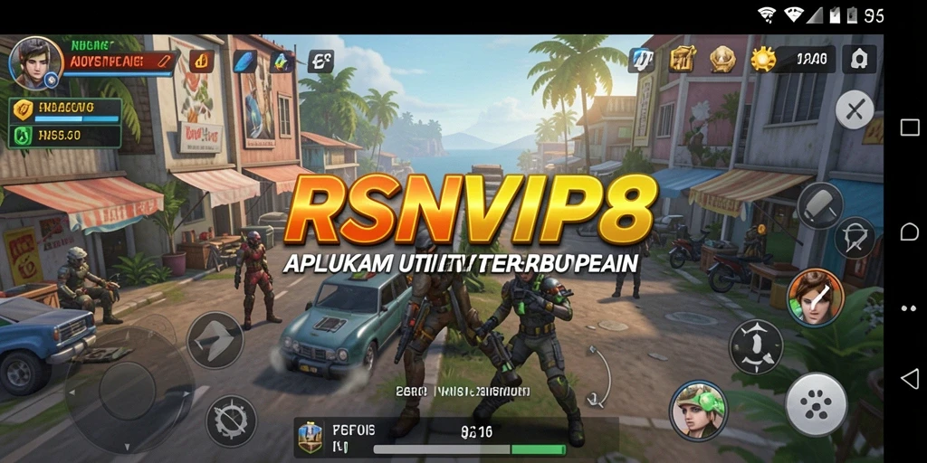 Screenshot utama RSNVIP8 menunjukkan antarmuka aplikasi Utility yang intuitif.