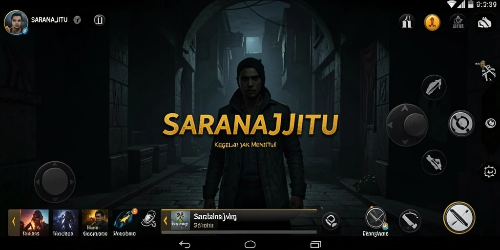 Gameplay menegangkan dalam SARANAJITU yang memicu ketakutan.