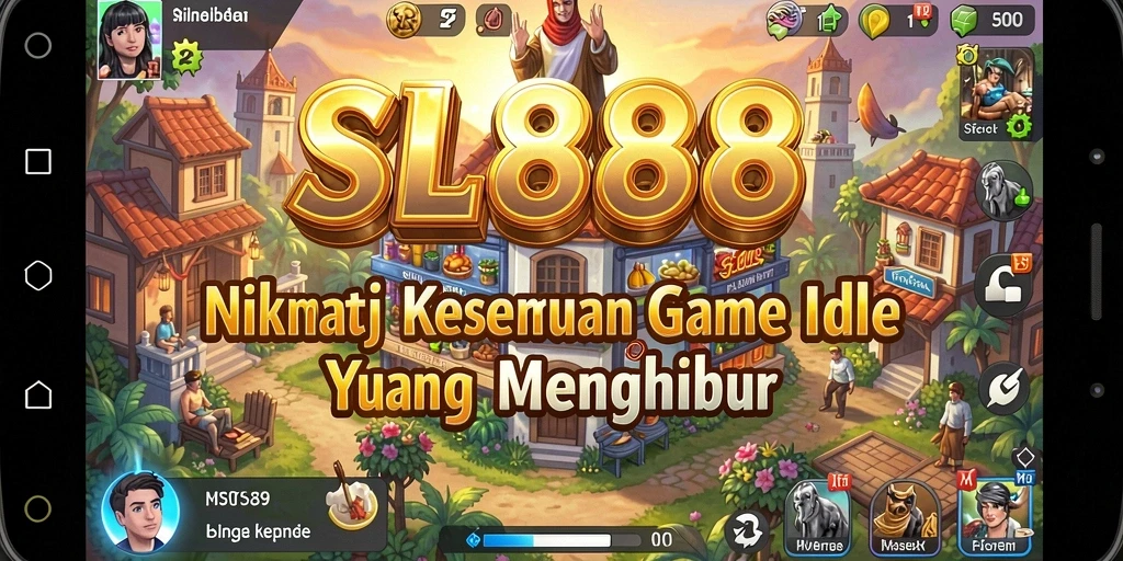 Tangkapan layar gameplay SL888 yang menampilkan aktivitas seru dan interaksi karakter.