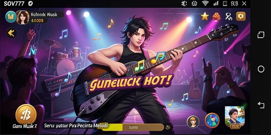 Tampilan gameplay SOV777 yang interaktif dan penuh warna.