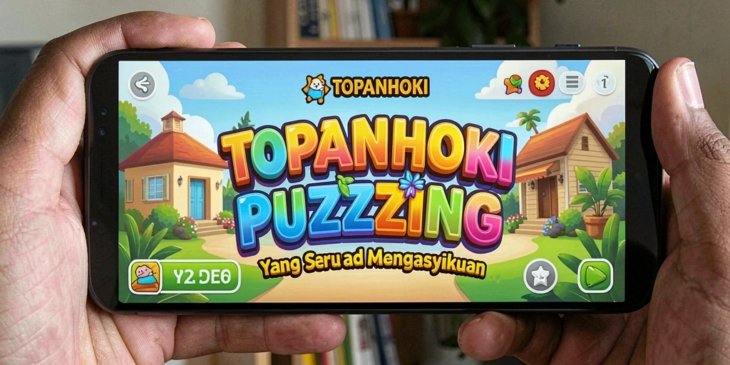 Tampilan gameplay seru dari TOPANHOKI yang menantang otak.