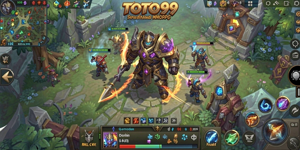 Tampilan gameplay MMORPG yang menakjubkan di TOTO99.