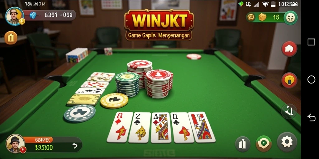Screenshot gameplay GAPLE di WINJKT yang seru.